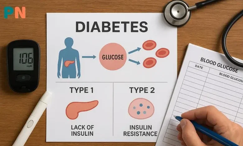 دیابت چیست و انواع ان
